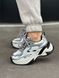 Демісезонні білі кросівки із сітки та шкіряних вставок, на широкій платформі ST_M6968-11 фото 6
