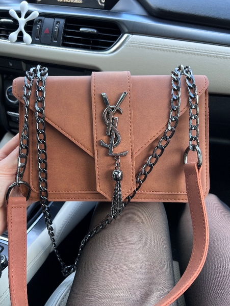 Коричнева сумка Saint Laurent (YSL)  RBD_20241 фото