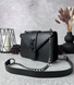 Черная матовая сумка Saint Laurent (YSL black nickel) RBD_20242 фото 1